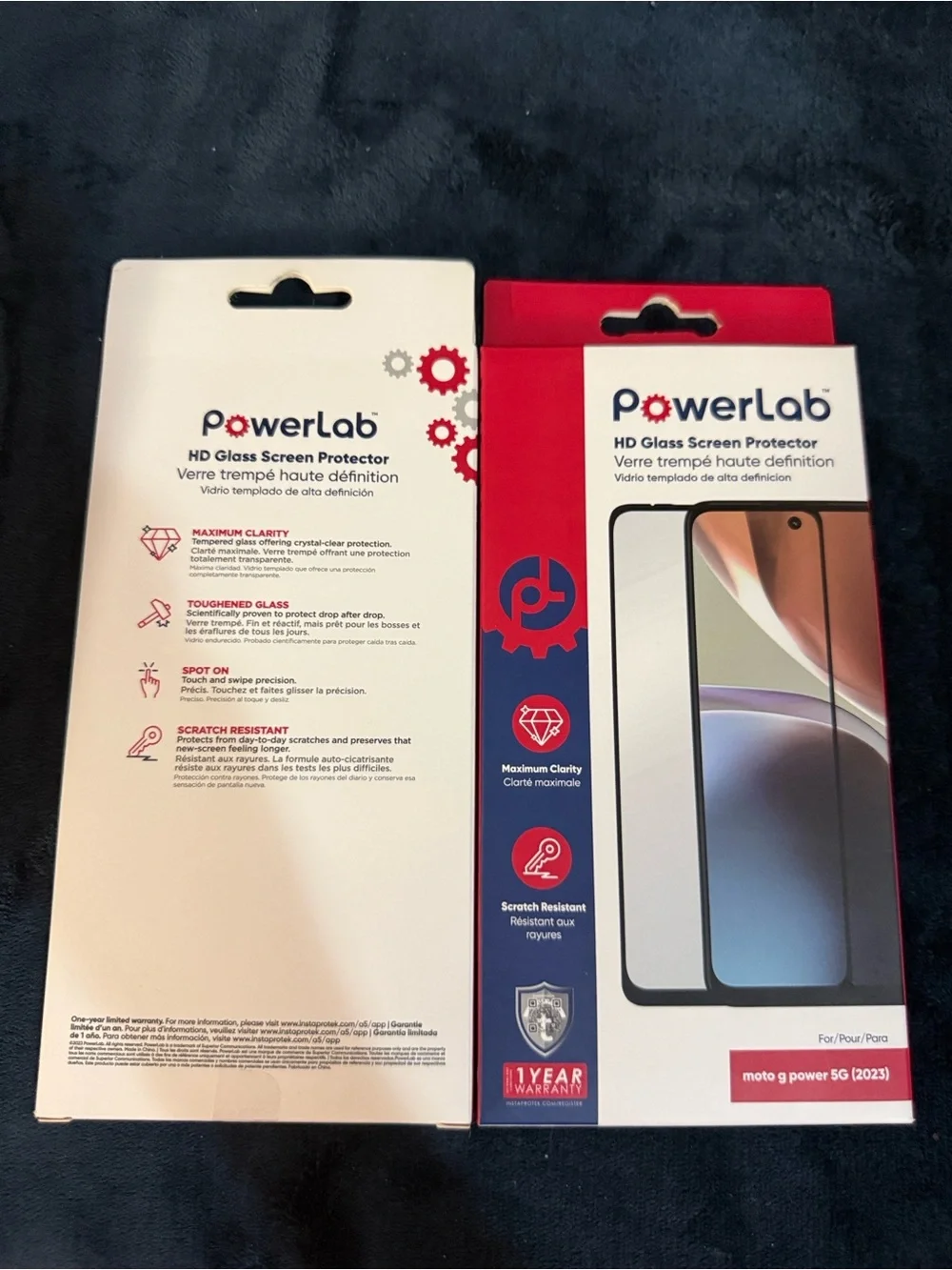 HD Tempered Glass Screen Protector for moto g power 5G (2023) - 2 Pack